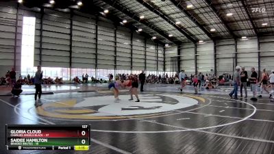 127 lbs Finals (8 Team) - Gloria Cloud, Charlies Angels Black vs Saidee Hamilton, Braided Brutes