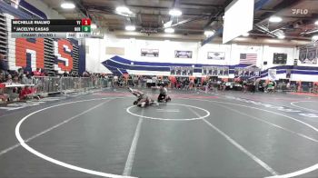 105 lbs Champ. Round 1 - Michelle Rialmo, Yucca Valley vs Jacelyn Casas, Norco