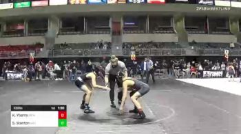 109 lbs Quarterfinal - Kalob Ybarra, Bear Cave vs Sean Stanton, Milford WC