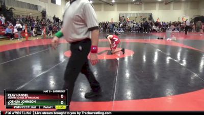 130 lbs Round 4 - Joshua Johnson, St. Croix Falls vs Clay Hansel, Victory School Of Wrestling