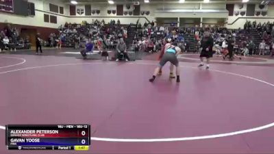 16U-12 lbs Round 1 - Alexander Peterson, Denver Wrestling Club vs Gavan Yoose, FWA