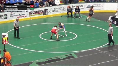 140 lbs Consi Of 32 #2 - Dante Gadani, McGuffey vs Xzavier Laboy, Millcreek