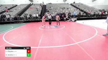 115-H lbs Consi Of 4 - Ethan Staples, Shawnee vs Blaise Verdino, Delsea