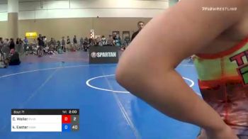 130 lbs Prelims - Charlotte Weiler, Ponte Vedra vs Kaylee Easter, Charlies Angels