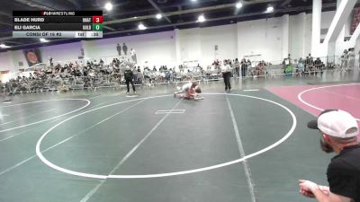 109 lbs Consi Of 16 #2 - Blade Hurd, Unattached vs Eli Garcia, Gold Rush Wr Ac