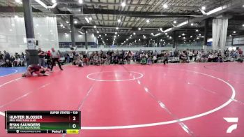120 lbs Quarterfinal - Hunter Blosser, Reel Wrestling Club vs Ryan Saunders, Battlefield High School