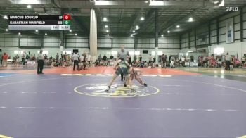 126 lbs Allday - Sabastian Warfield, HEAVY HITTING HAMMERS vs Marcus Soukup, UNION PINES