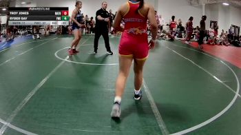 145 lbs Round 3 (6 Team) - Lylah Rodriguez, CTWHALE vs Faith Bane, North Carolina Gold