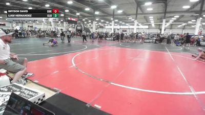 123 lbs Consi Of 8 #2 - Bryson Davis, Dove Creek vs Liam Hernandez, Gladiator Wrestling