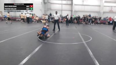 80 lbs Round 2 (8 Team) - Gus Engelman, Mat Assassins Black vs Paeton Miller, Mat Assassins Red