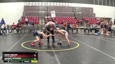 80 lbs Round 3 (8 Team) - Wyatt Melchi, Fort Hammers vs Dominic Schuman, Team 922