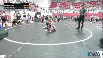 70 lbs Quarterfinal - Knox Wilson, Rough Riders vs Hunter Thomas, Smith Wrestling Academy