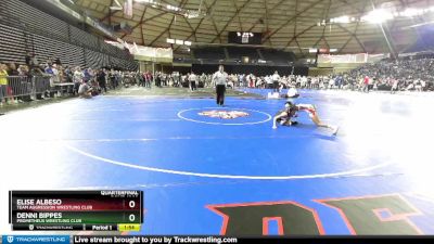 87 lbs Quarterfinal - Denni Bippes, Prometheus Wrestling Club vs Elise Albeso, Team Aggression Wrestling Club