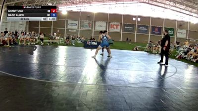190 lbs Grady Cox, Oregon vs Gage Allen, Montana