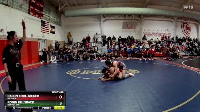 144 lbs Cons. Round 2 - Ronin Killsback, Denver East vs Cason Tool-Rieger, Palisade