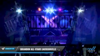 Brandon All-Stars Jacksonville - Rouge [2021 L6 International Open Coed - Small Day 2] 2021 CHEERSPORT National Cheerleading Championship