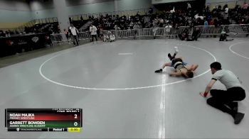 92 lbs Cons. Round 2 - Noah Majka, Prodigy Wrestling vs Garrett Bowden, Askren Wrestling Academy