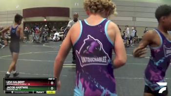 91 lbs Round 3 (6 Team) - Levi Halbert, Untouchables Purple vs Jacob Hartwig, Donahue WA