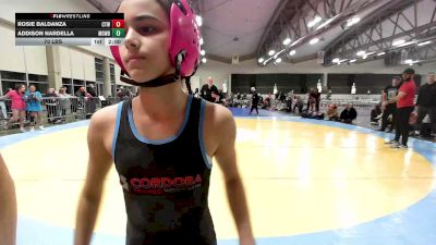 70 lbs Rr Rnd 1 - Rosie Baldanza, Cordoba Trained Girls vs Addison Nardella, MGW Beach Beasts