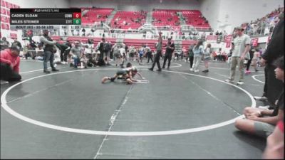55-58 lbs Rr Rnd 5 - Caden Sloan, Cowboy Wrestling Club vs Miles Steiner, Standfast