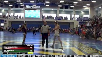 132 lbs Cons. Round 2 - Micah Rehm, BLUFFTON vs Raymond Farris, Columbia City