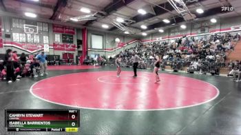 115 lbs Champ. Round 2 - Camryn Stewart, Canyon vs Isabella Barrientos, Centennial