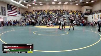 190 lbs Cons. Round 2 - Xavier Covelli, WOODRIDGE vs Antonio Jackson, COPLEY