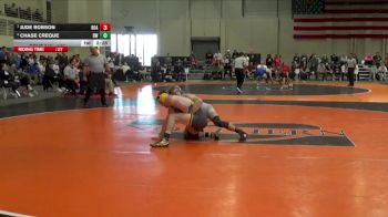 133 lbs Semifinal - Jude Robson, Roanoke College vs Chase Creque, Baldwin Wallace