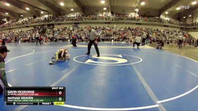 55 lbs Champ. Round 1 - Nathan Graven, Team Central Wrestling Club-AAA vs Gavin McGeorge, JC Youth Wrestling Club-AAA 