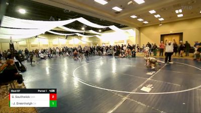 90 lbs Semifinal - Jantz Greenhalgh, Carbon Wrestling vs Gage Southwick, Sanderson Wrestling Academy