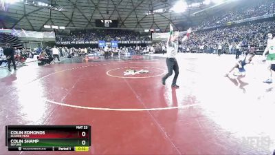 4A 157 lbs Cons. Round 3 - Colin Edmonds, Glacier Peak vs Colin Shamp, Skyline