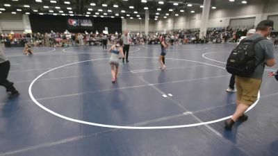 100 lbs 7th Place Match - Brinna Bratcher, Victory Wrestling Club - VTC vs Jayla Swanson, Iowa