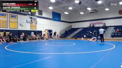 157 lbs Round 4 (6 Team) - Hunter Jennings, Neosho County Community College vs Jacob Hubby, North Idaho College