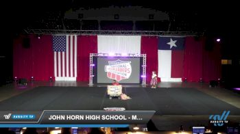 John Horn High School - Mascot [2022 Mascot 12/11/2022] 2022 NCA State of Texas Championship