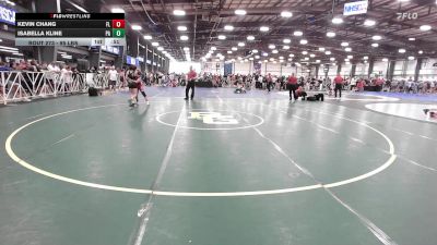95 lbs Consi Of 32 #1 - Kevin Chang, FL vs Isabella Kline, PA