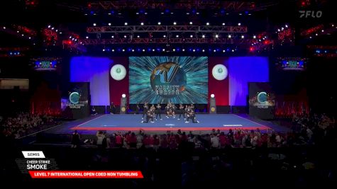 Cheer Strike - Smoke [2025 L7 International Open Coed Non Tumbling Semis] 2025 The Cheerleading Worlds