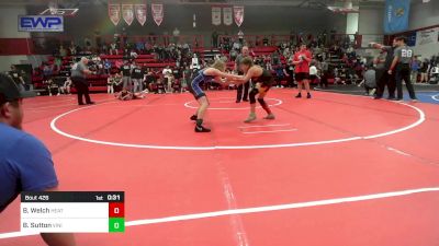 101 lbs Rr Rnd 3 - Braylon Welch, Heat vs Bentley Sutton, Vinita Kids Wrestling