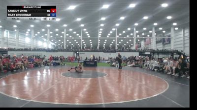 95 lbs Kassidy Davis, Washington vs Riley Crookham, Kansas