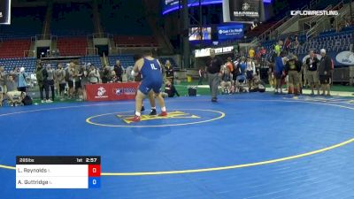 285 lbs Cons 8 #2 - Lloyd Reynolds, Illinois vs Aydin Guttridge, Illinois