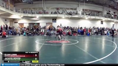 108 lbs Cons. Round 2 - Elijah Lorek, Bulldog Premier Wrestling Club vs Jackson Nemcek, Munster Wrestling Club