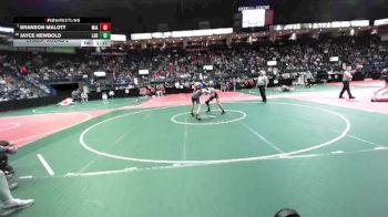 126 lbs Champ. Round 2 - Branson Malott, MIA1 vs Jayce Newbold, LABA