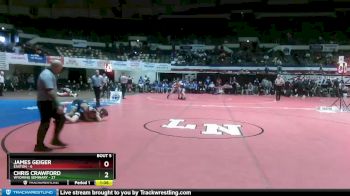 150 lbs Semis & 1st Wrestleback (8 Team) - Chris Crawford, Wyoming Seminary vs James Geiger, Easton