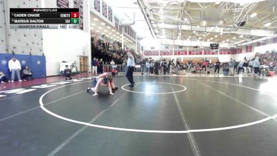 190 lbs Quarterfinal - Caden Chase, Central Catholic vs Mateus Dalton, Xaverian