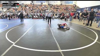 55 lbs 3rd Place Match - Gabriella Murphy, Springboro vs Destiny Victory Wren, Bomber Wrestling Club