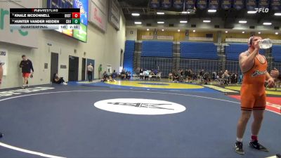 285 lbs Quarterfinal - Khale McDonnell, Oregon State vs Hunter Vander Heiden, California Baptist