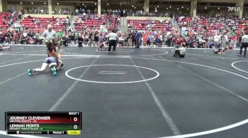 125 lbs Round 1 (6 Team) - Journey Clevenger, Greater Heights vs Lennah Monts, Midwest Misfitz Black