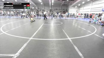 56 lbs Rr Rnd 1 - JT Tsokolas, Gotcha-219 vs Jaxson Love, Ragin Raisins Catawba ES