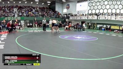 165 lbs Cons. Round 2 - Owen Krupa, Westerville North vs Joel Carter, Clarkston (MI)