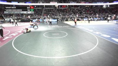 II-138 lbs Quarterfinal - Jayden Duncanson, Tioga vs Wyatt Rock, Duanesburg/Schoharie