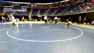 155 lbs Quarterfinal - Jayden Trainer, Thomas Jefferson vs Logan Hayes, General McLane